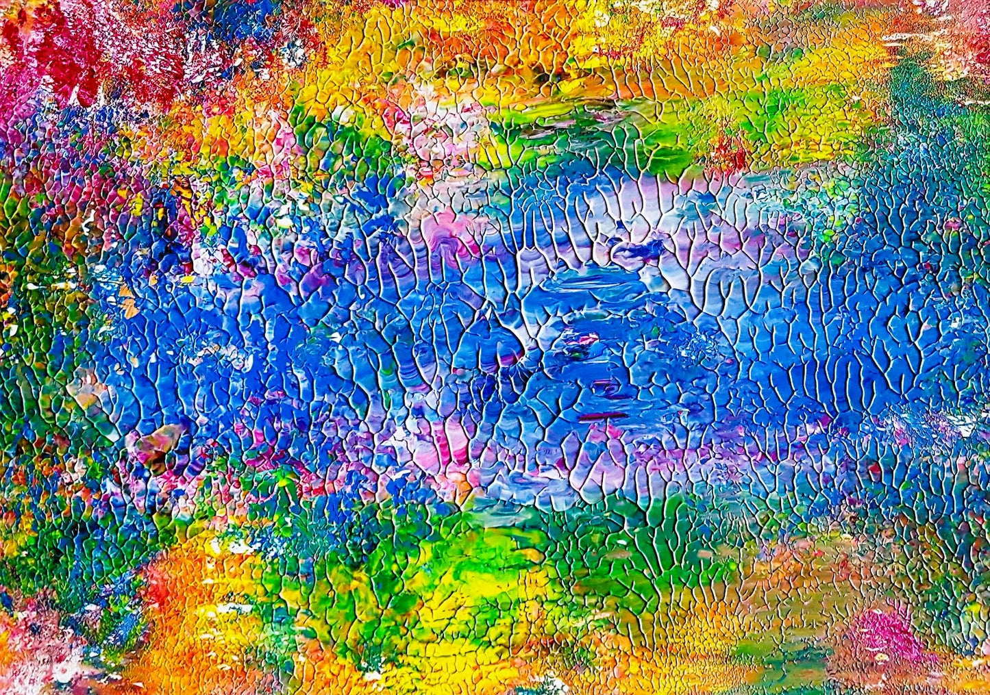 Original Abstract Sunny Impressions Painting Fine Art