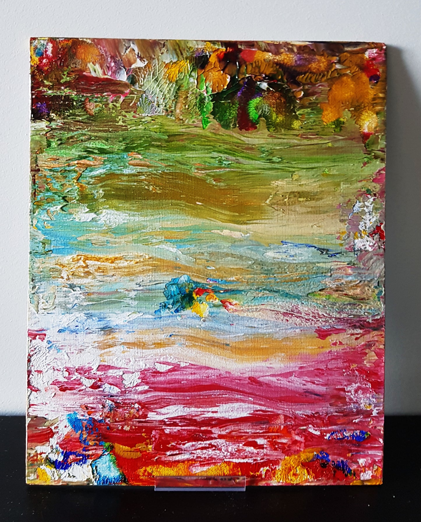 Private Beach Acrylic Painting