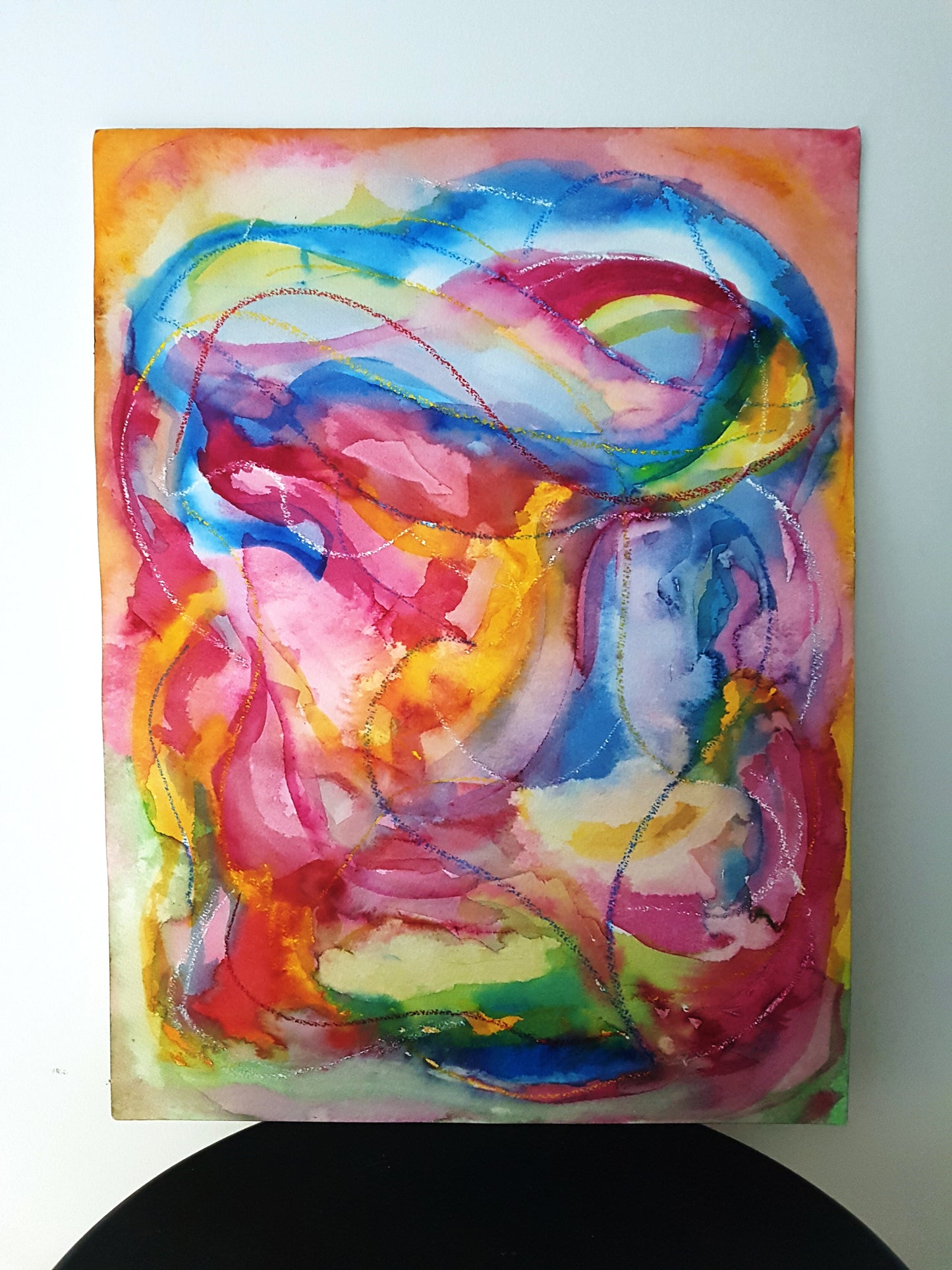 Let the Genie out of the Bottle - Original Watercolor Painting