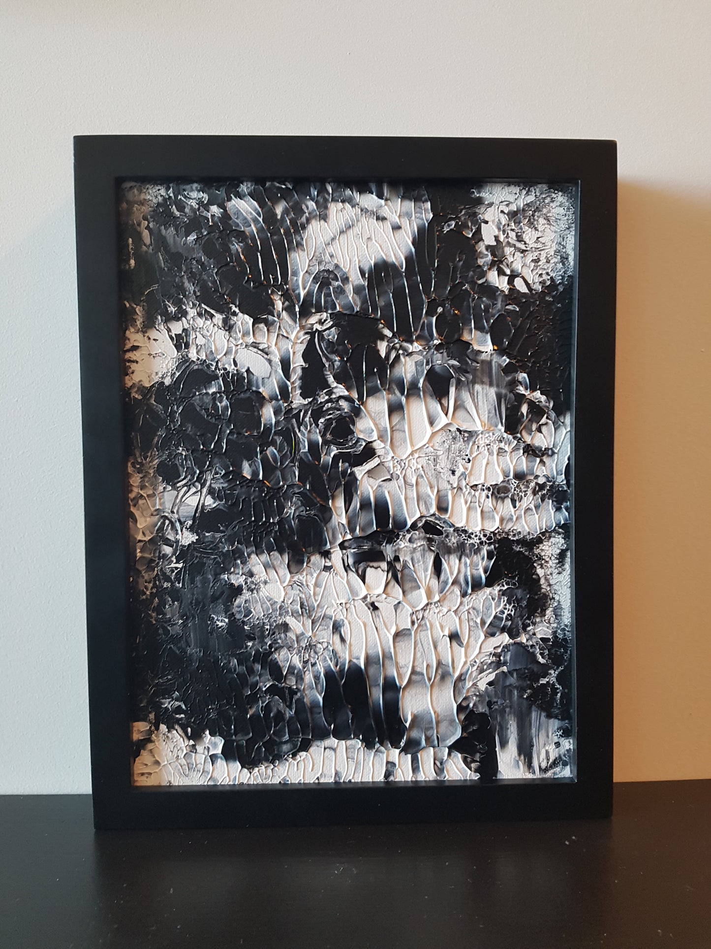 Garden Frost Acrylic Painting