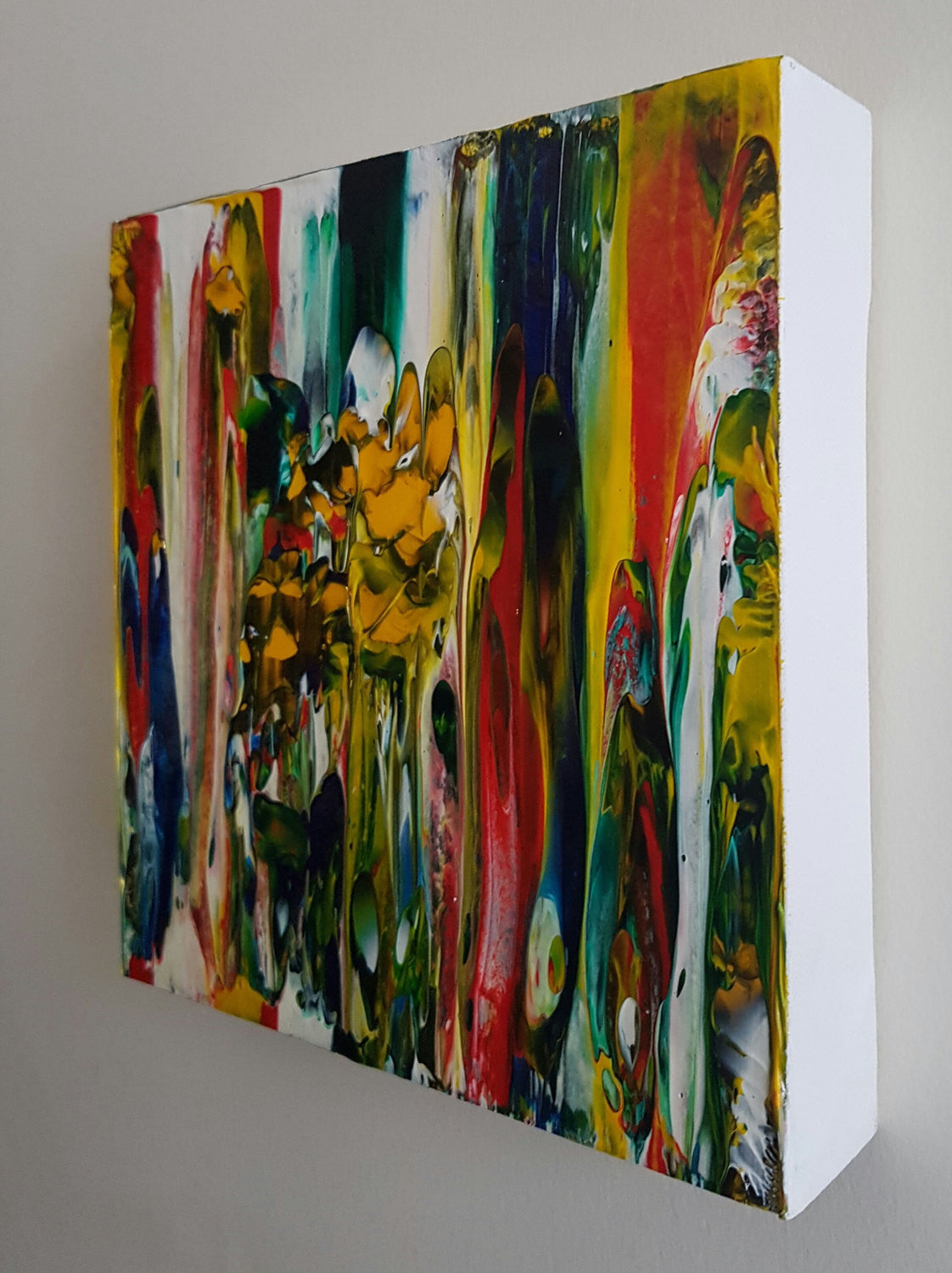 Melting Lines Acrylic Original Abstract Canvas