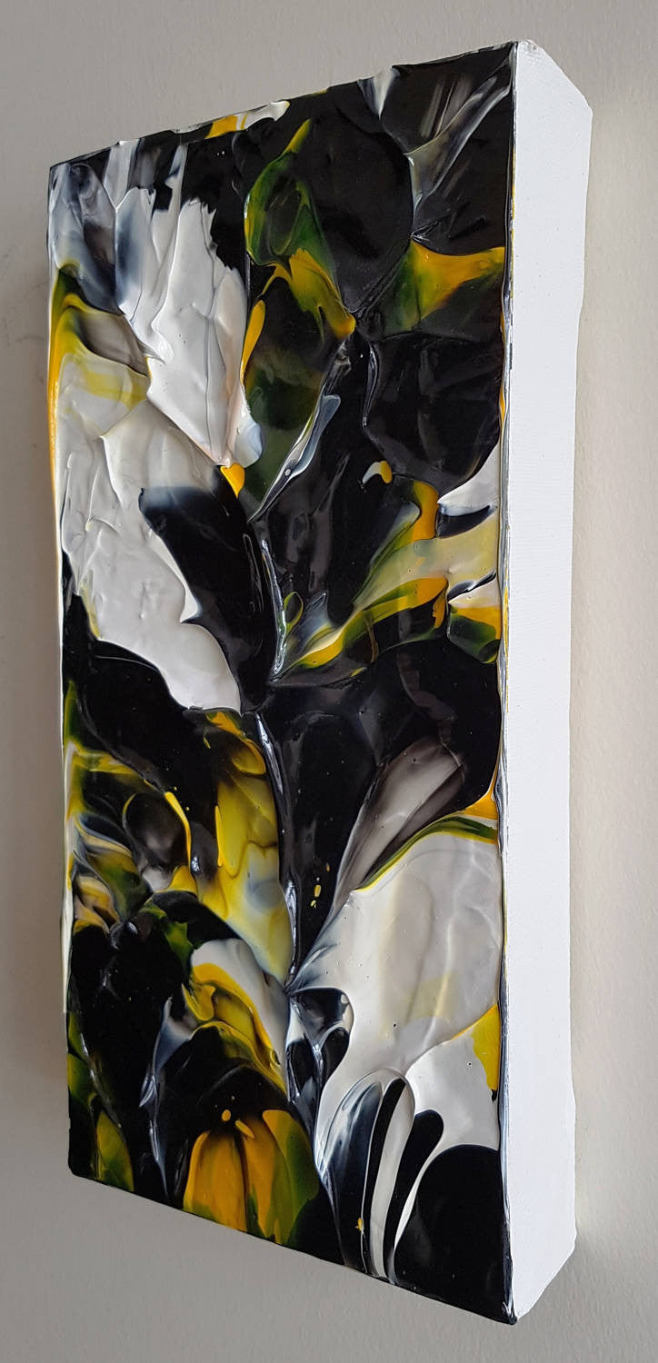 Night Lillies Abstract Acrylic Canvas