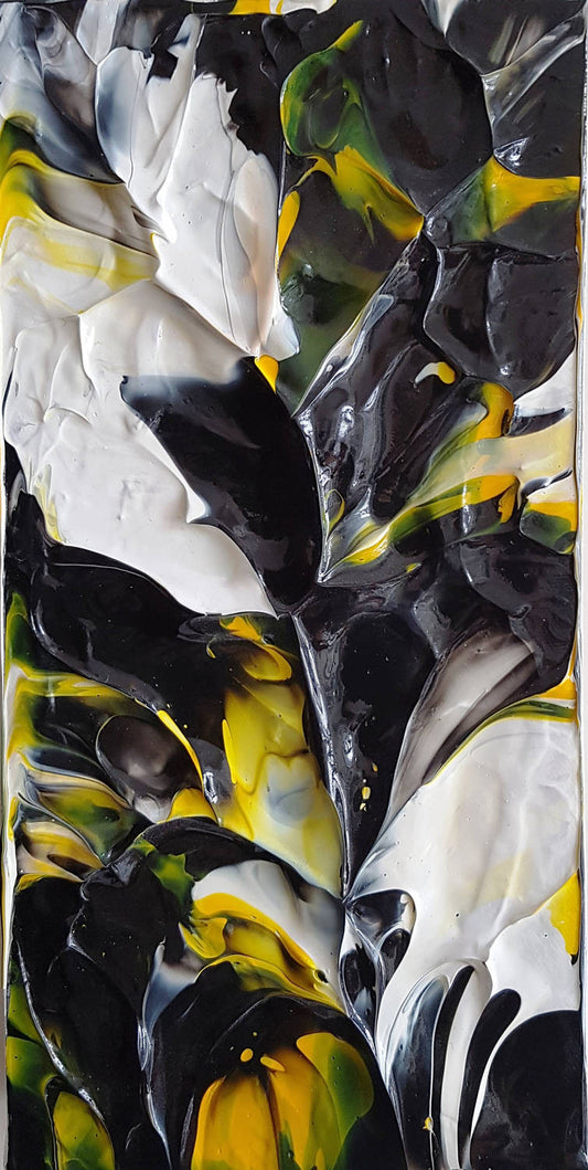 Night Lillies Abstract Acrylic Canvas