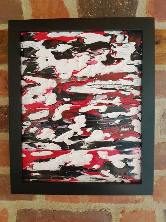 Stormy Night Abstract Acrylic Painting