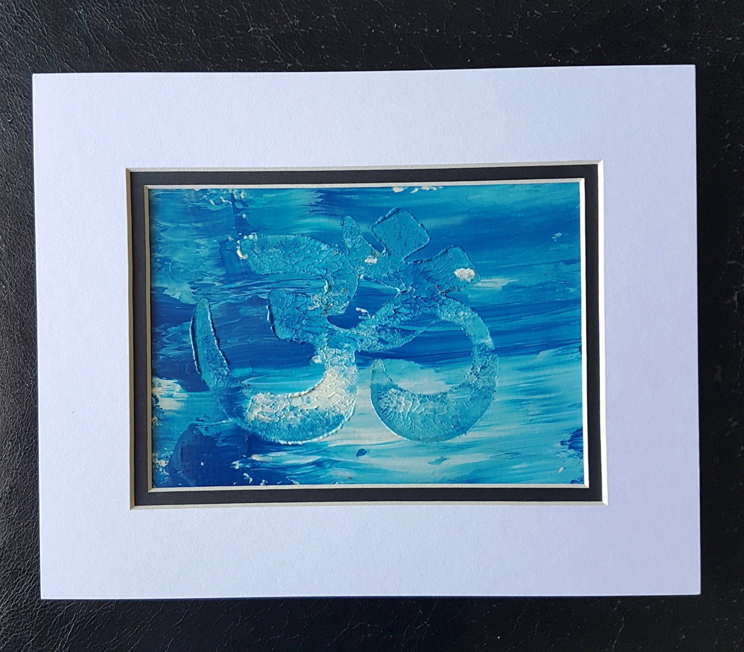 Blue Sky OM Abstract Acrylic Painting
