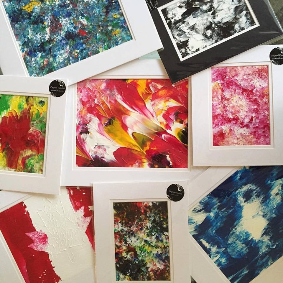 Floral Gift Abstract Original Painting