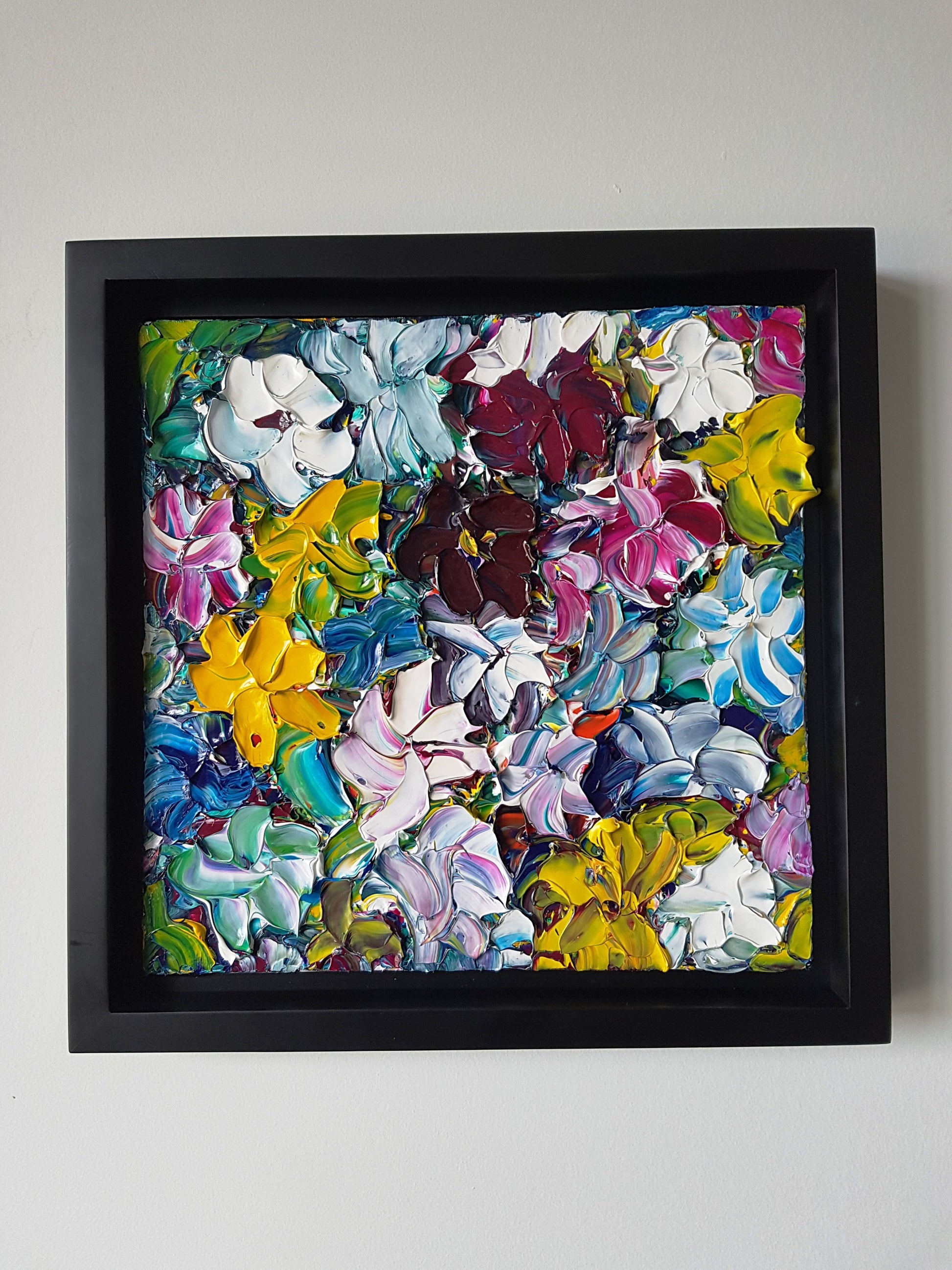 Wildflowers Abstract Acrylic painting