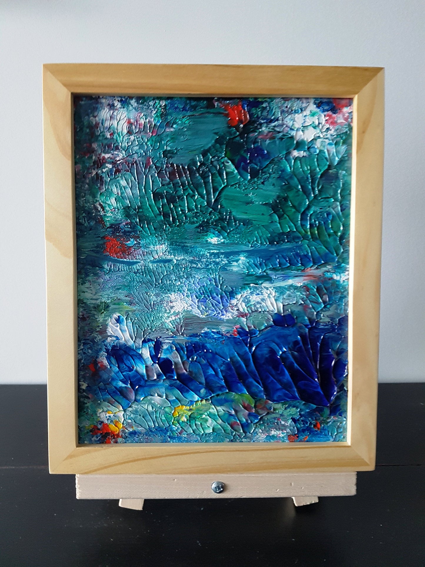 Spirit Lake Acrylic Abstract Painting