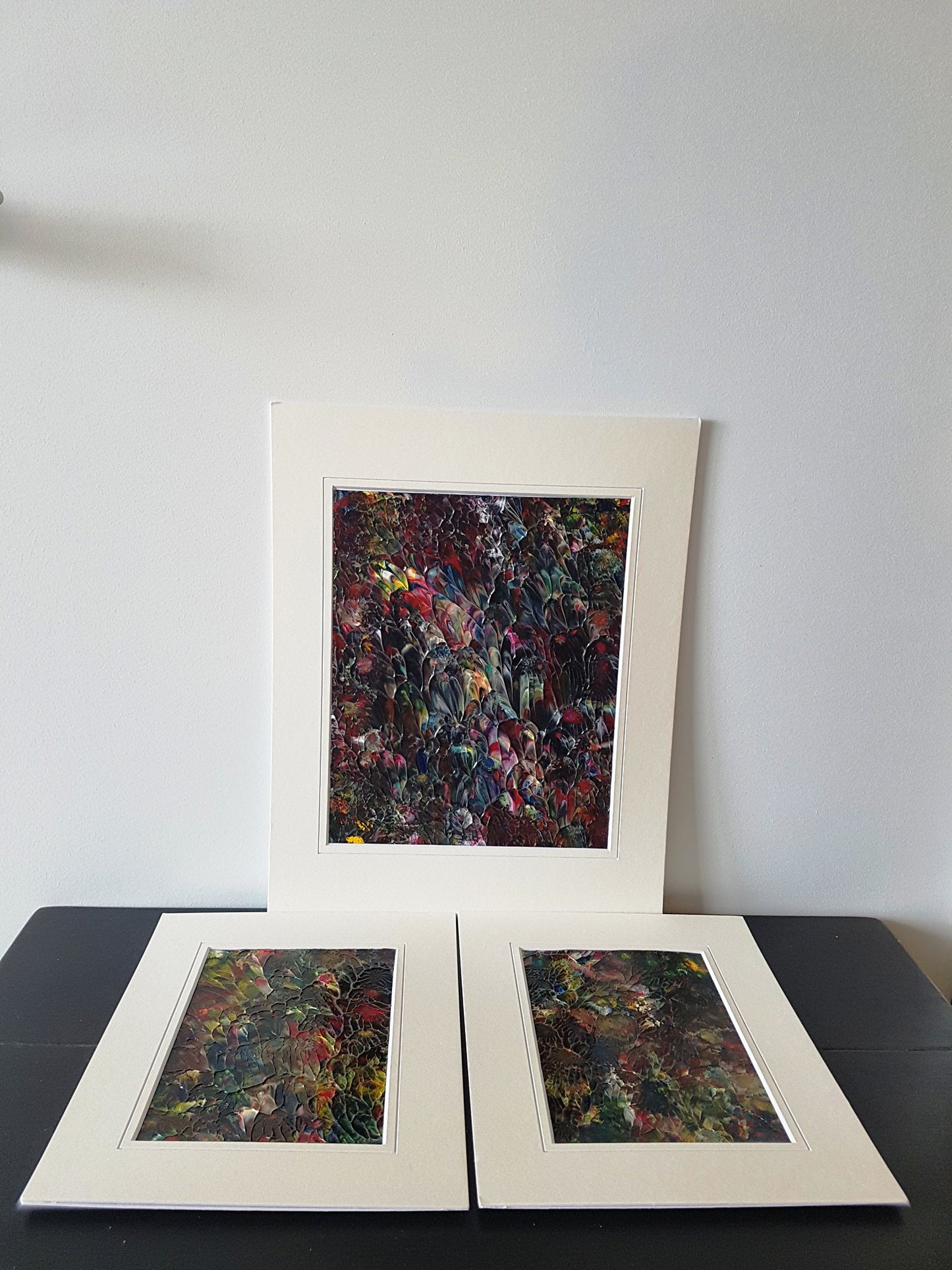Baroque Flower Garden Acrylic 3 Piece Painting Set