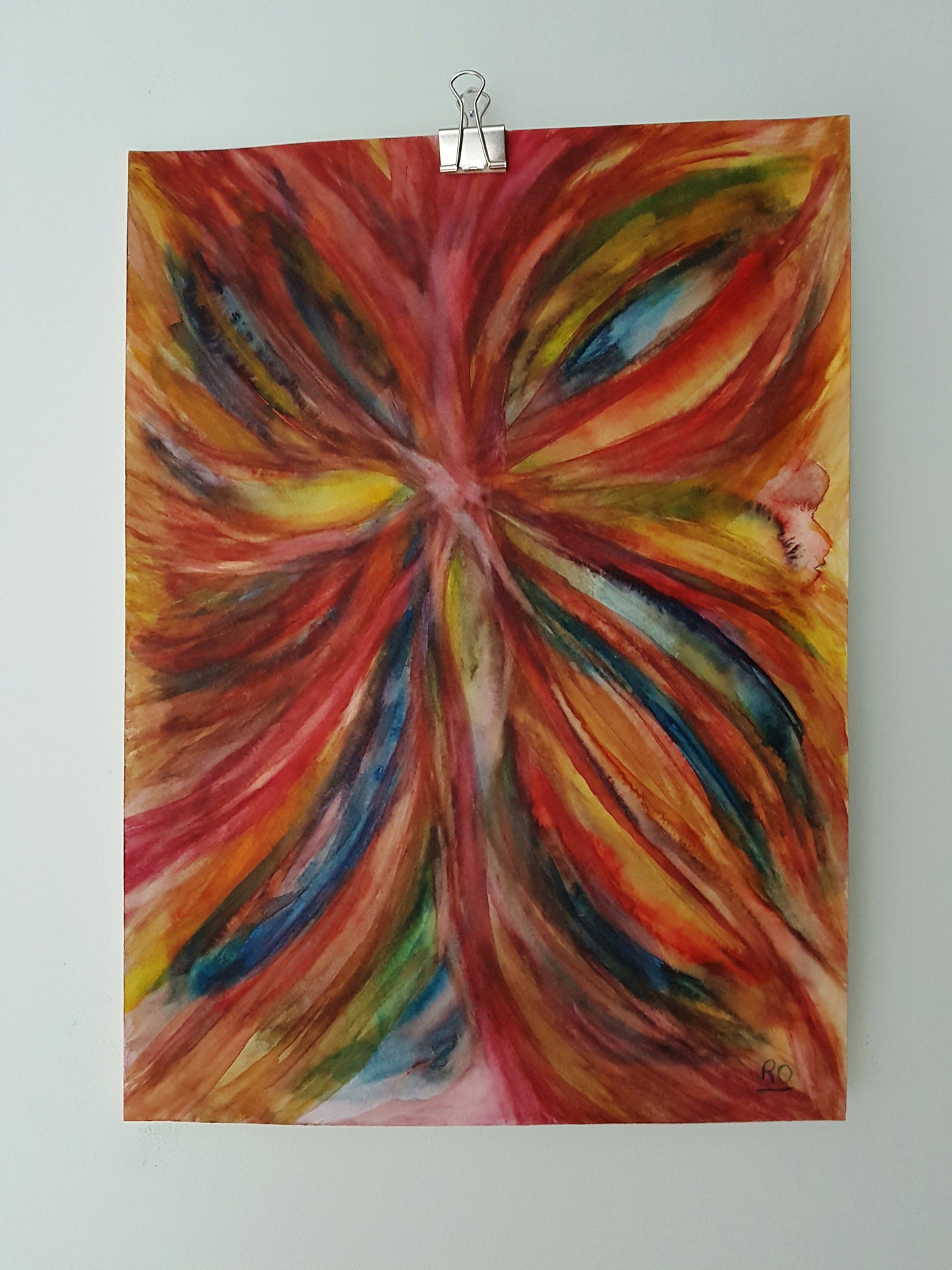 Original Watercolor Abstract Fine Art - Sway