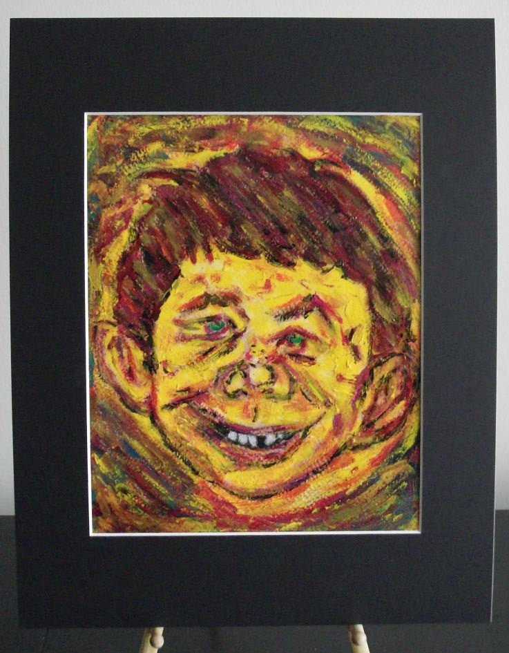 Don't get MAD make ART - Acrylic Abstract Original Painting