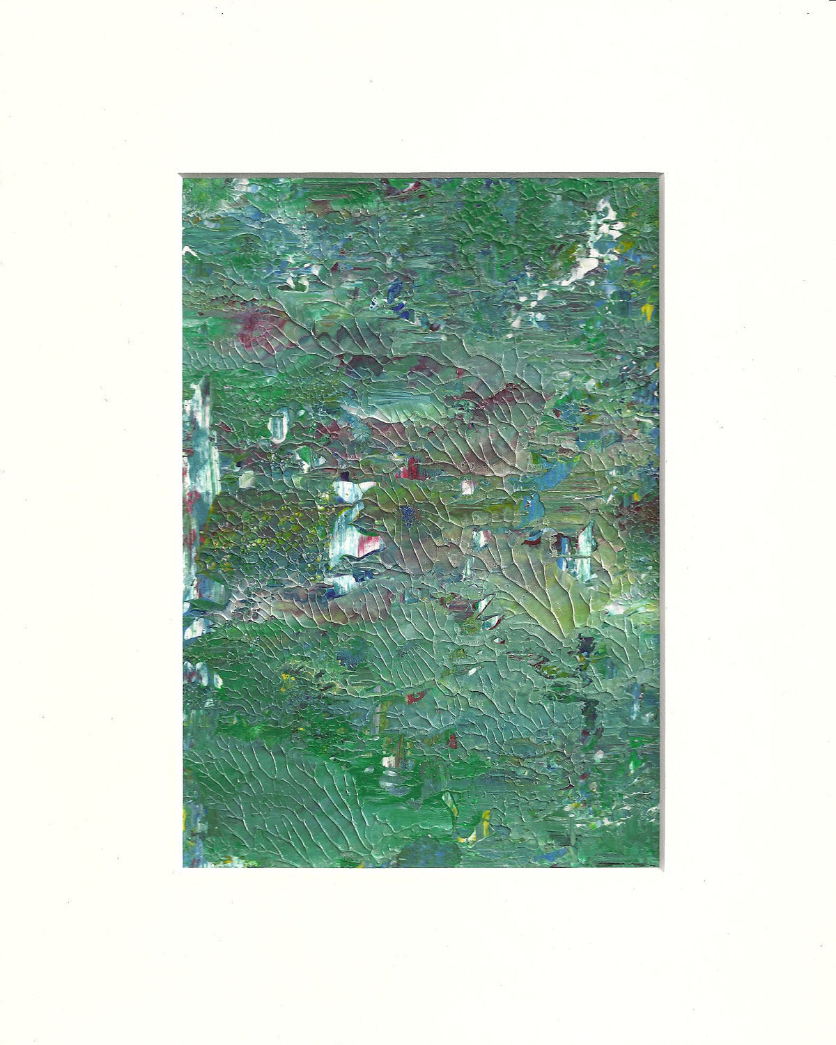 Garden of Peace Fine Art Original Abstract Painting