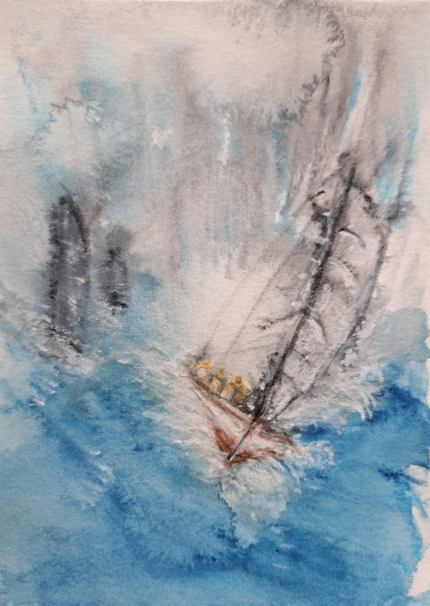 Windward Original Watercolor Painting