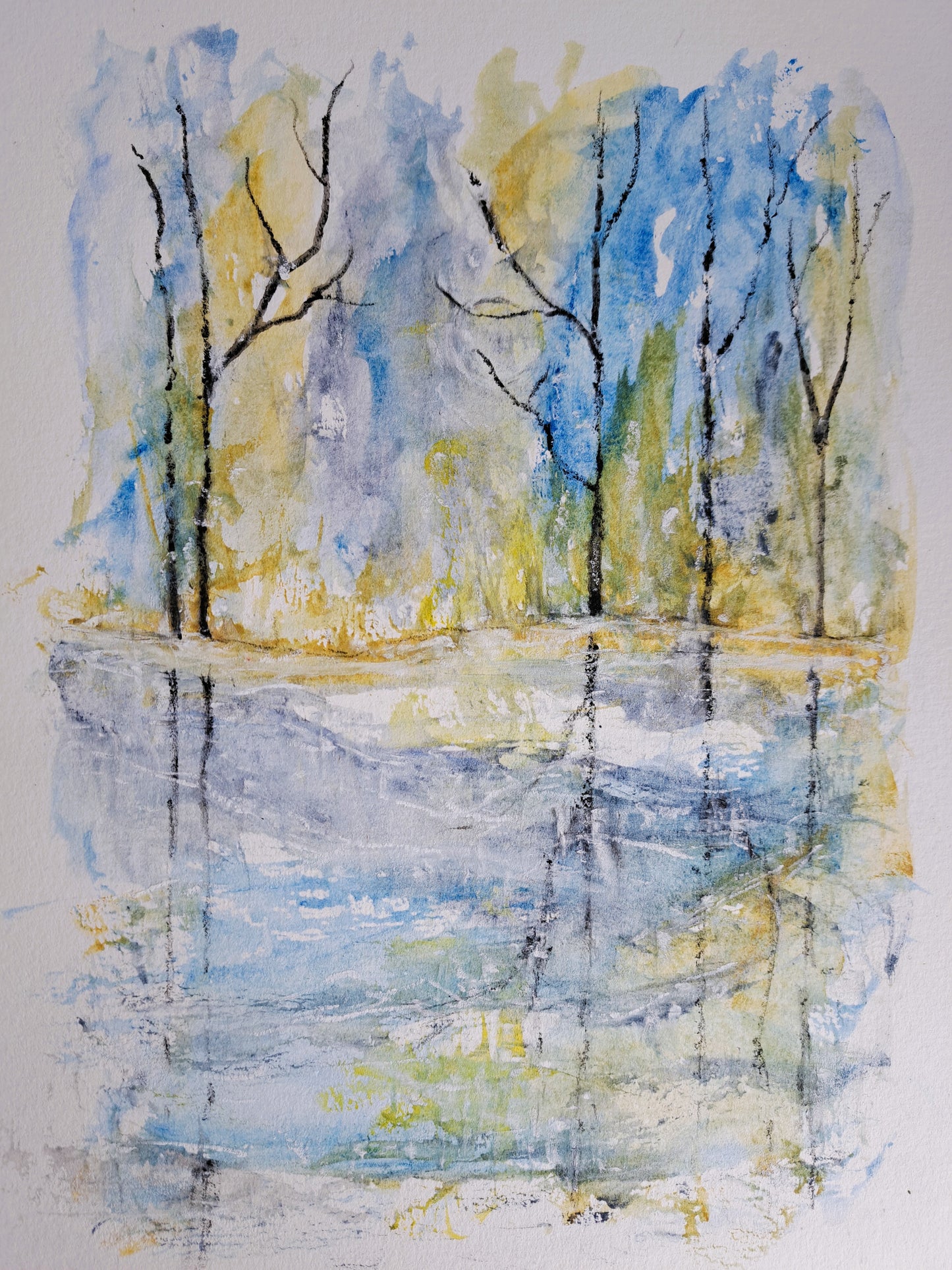 Serenity Reflected Watercolor