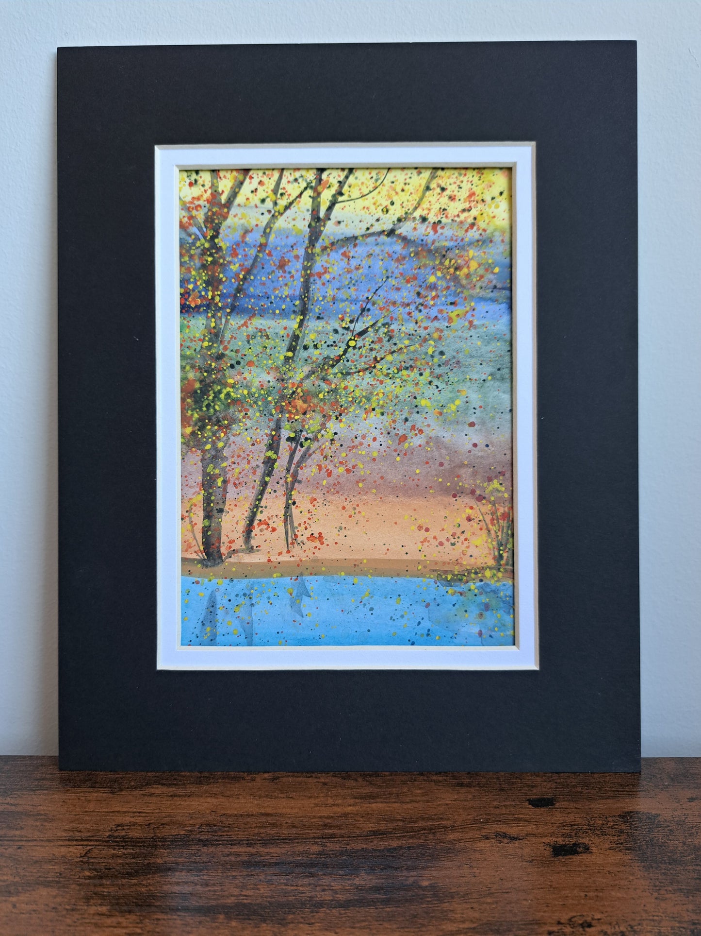 Forest Stripes Watercolor