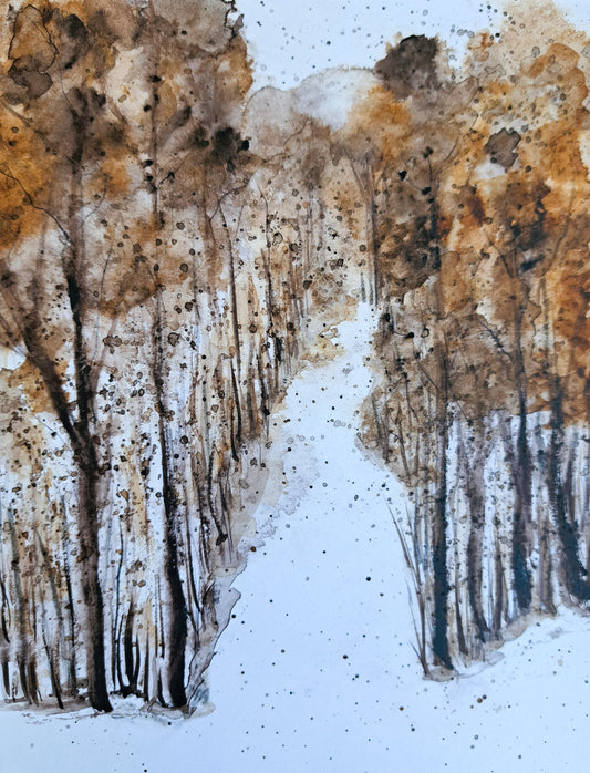 The Cafe Trail Watercolor