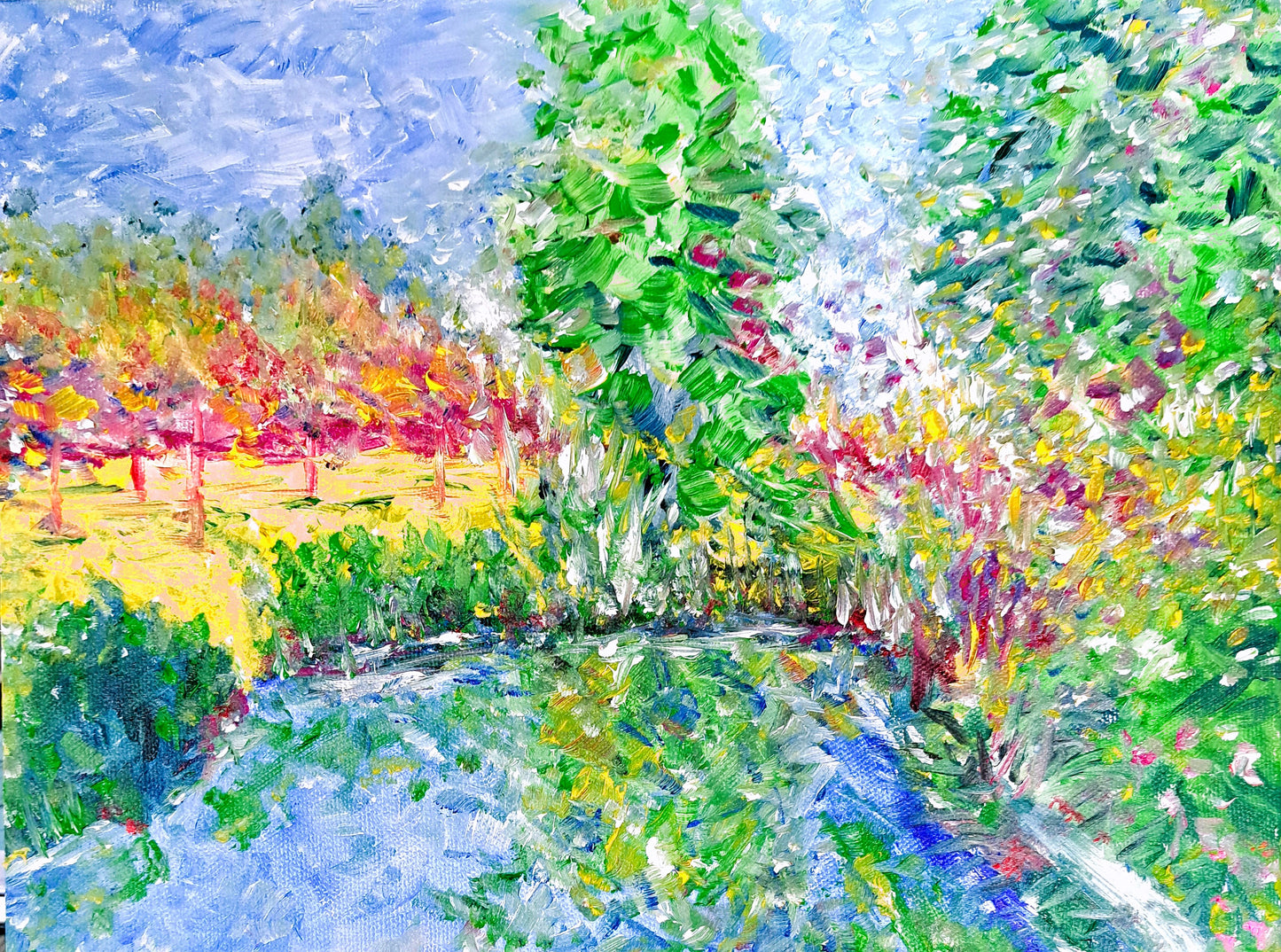 Summer Impressions Original Oil Painting