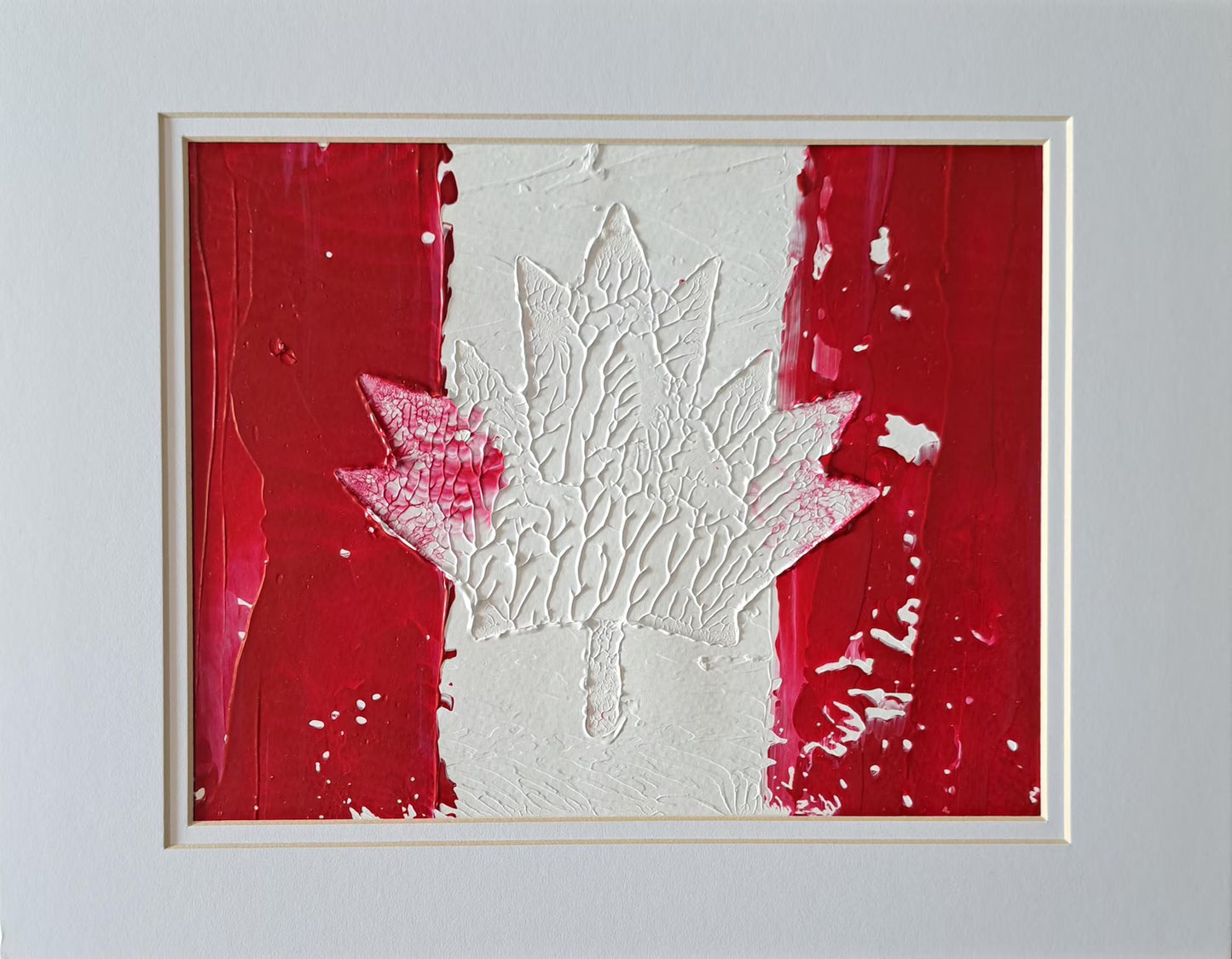 Canadian Flag original Acrylic Painting