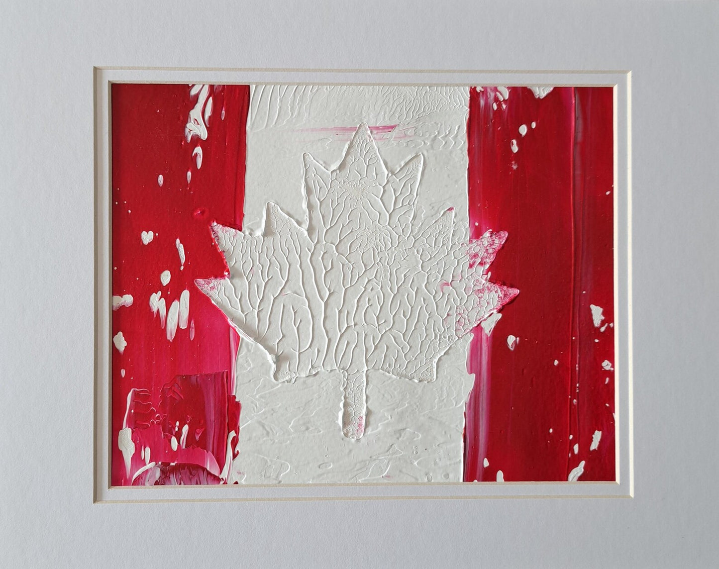 Canadian Flag original Acrylic Painting