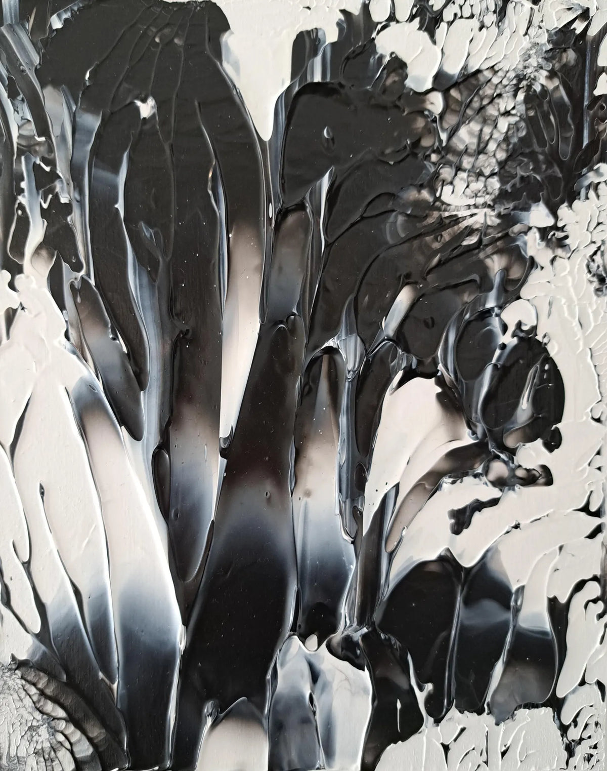 Spirit of the Changing Forest Abstract Acrylic Painting