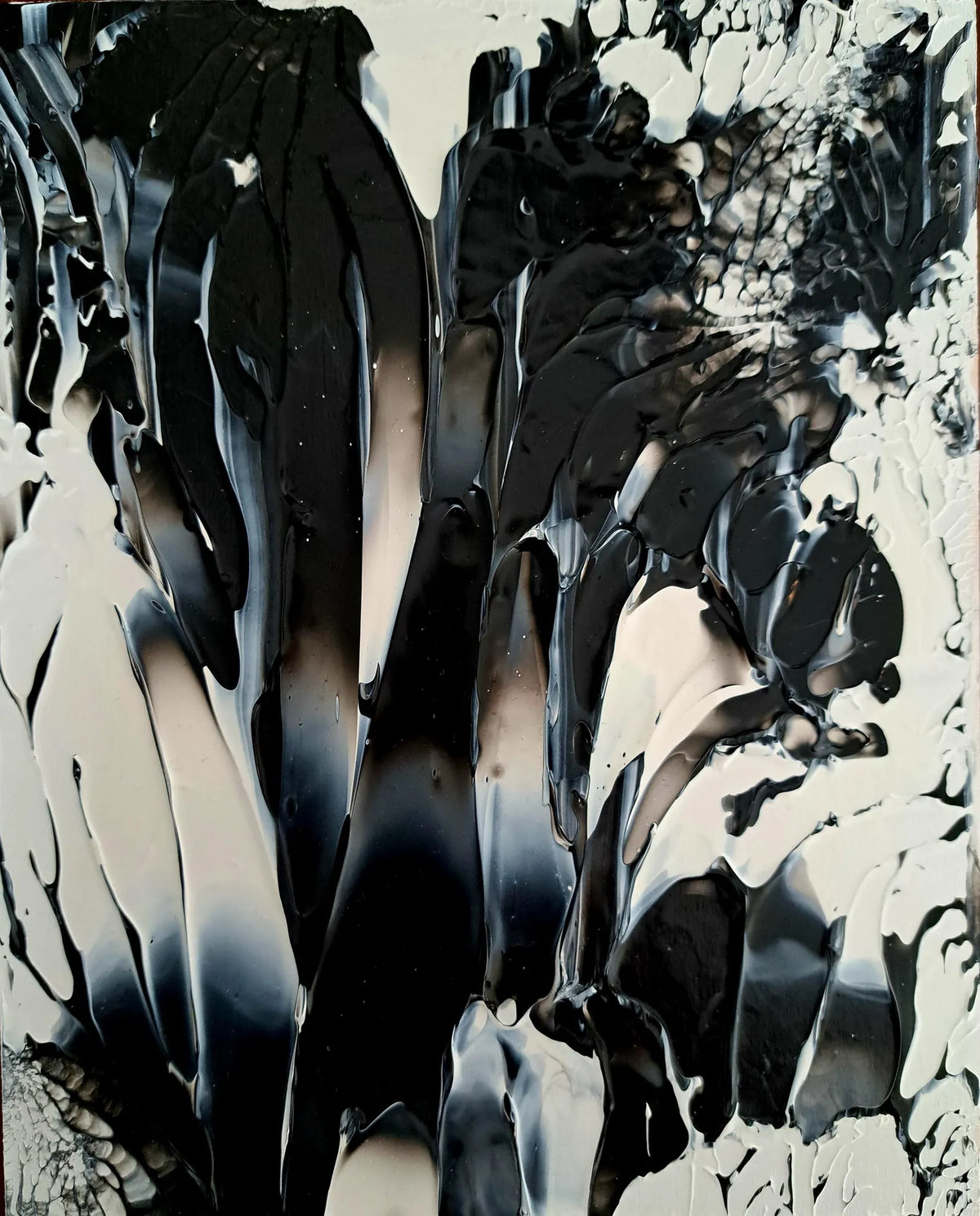 Spirit of the Changing Forest Abstract Acrylic Painting