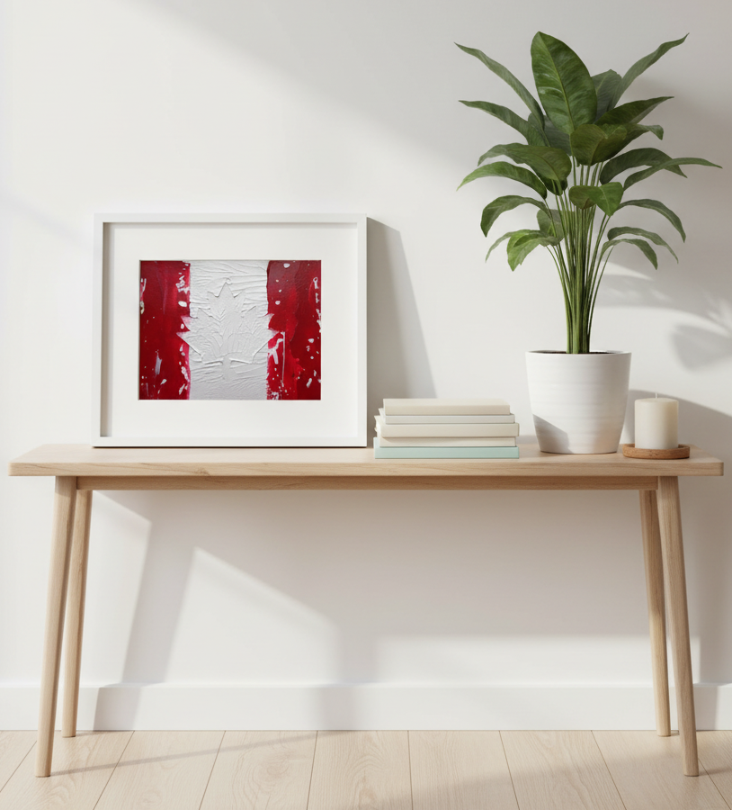 Canadian Flag original Acrylic Painting