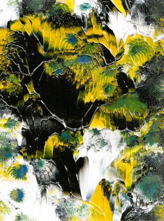 Night Falls Abstract Art