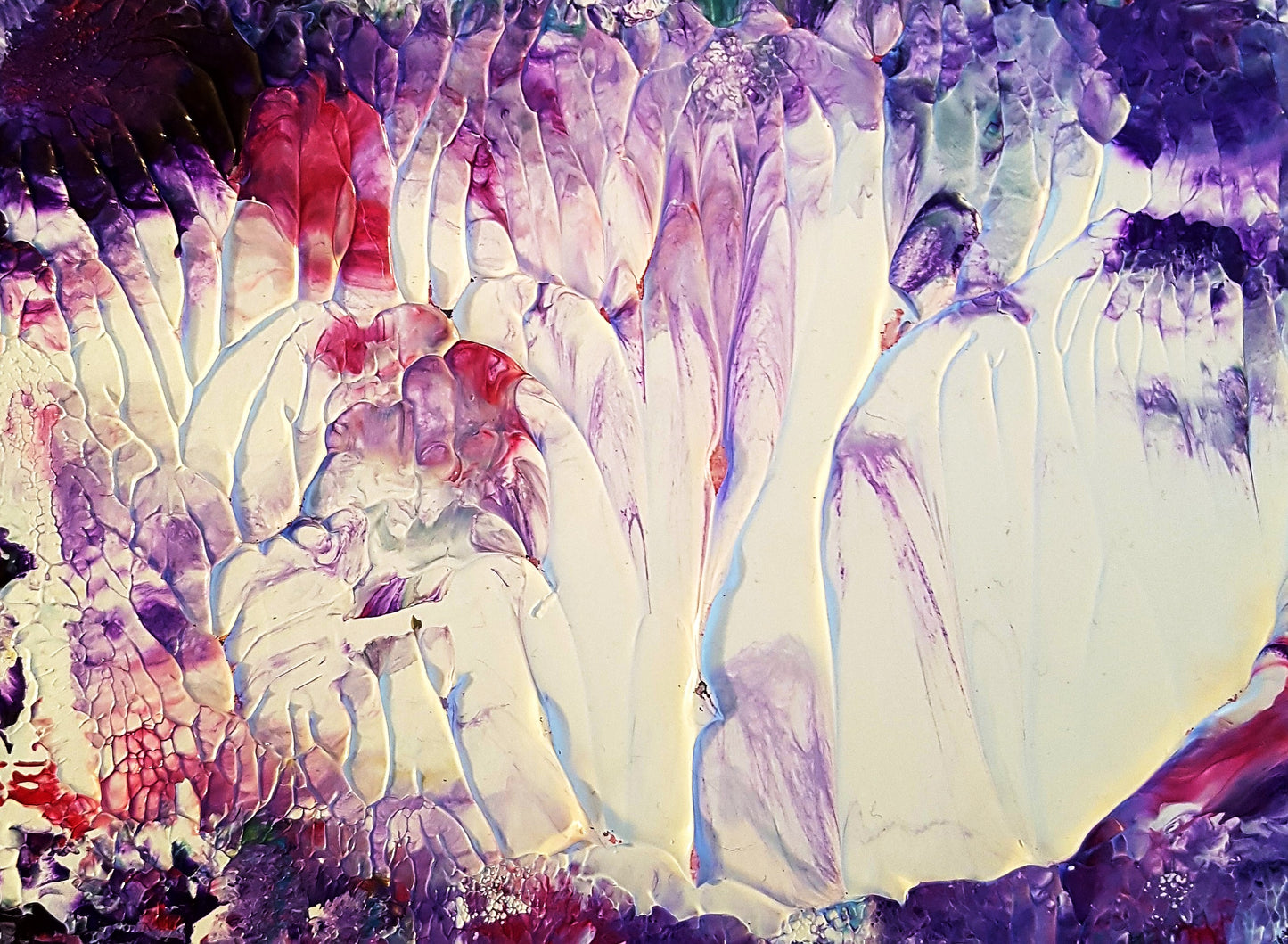 Purple Cloud Abstract Original Acrylic Painting