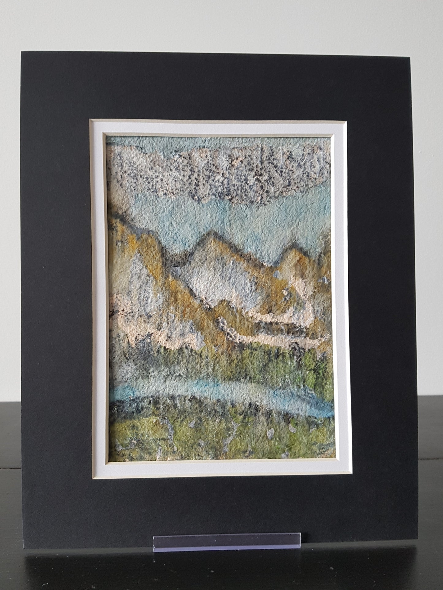 Mystic Mountains on Handmade Paper