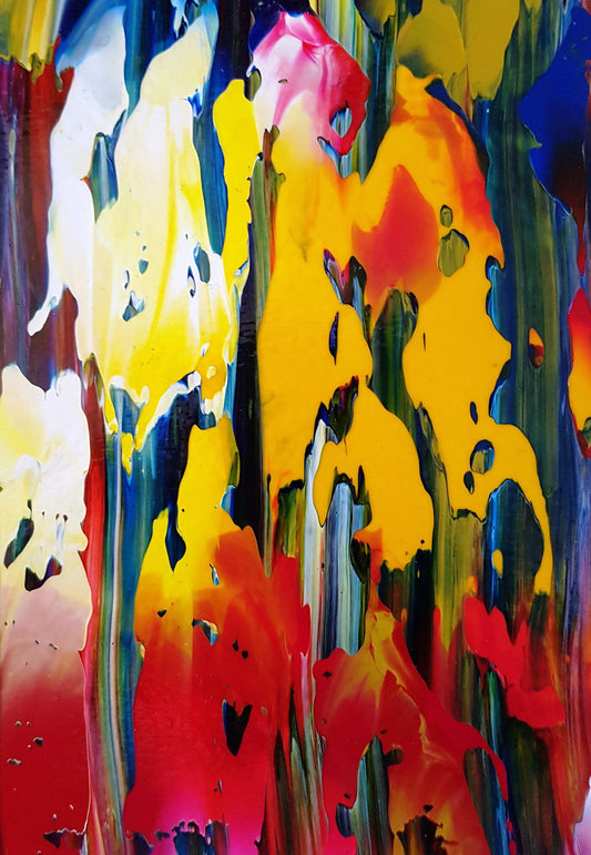 Sunset Original Abstract Acrylic Painting