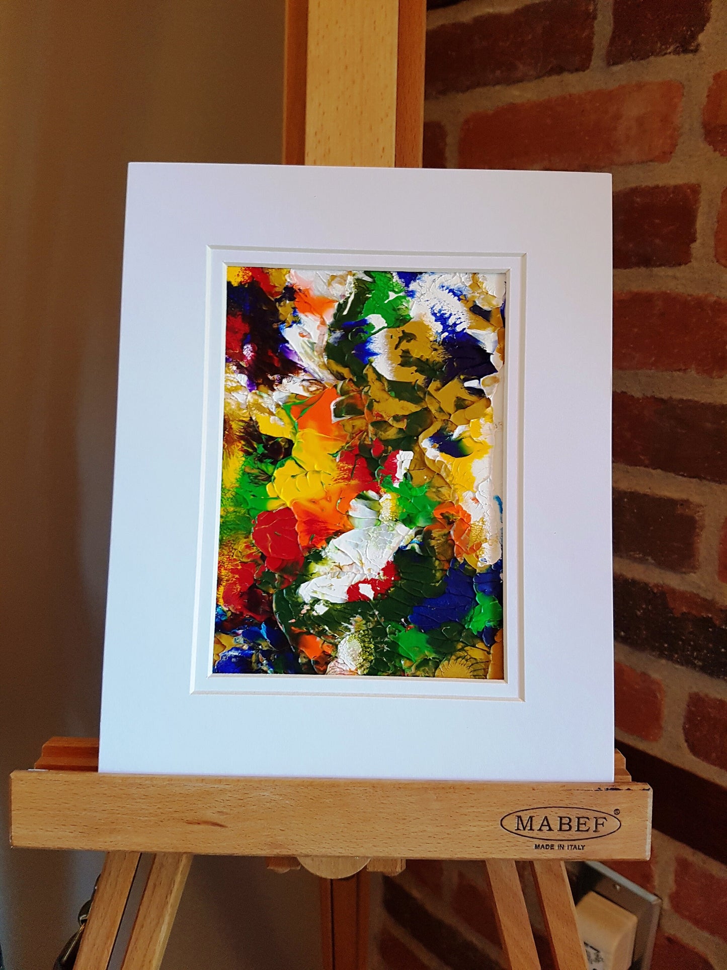 Garden Floral Abstract Original Painting