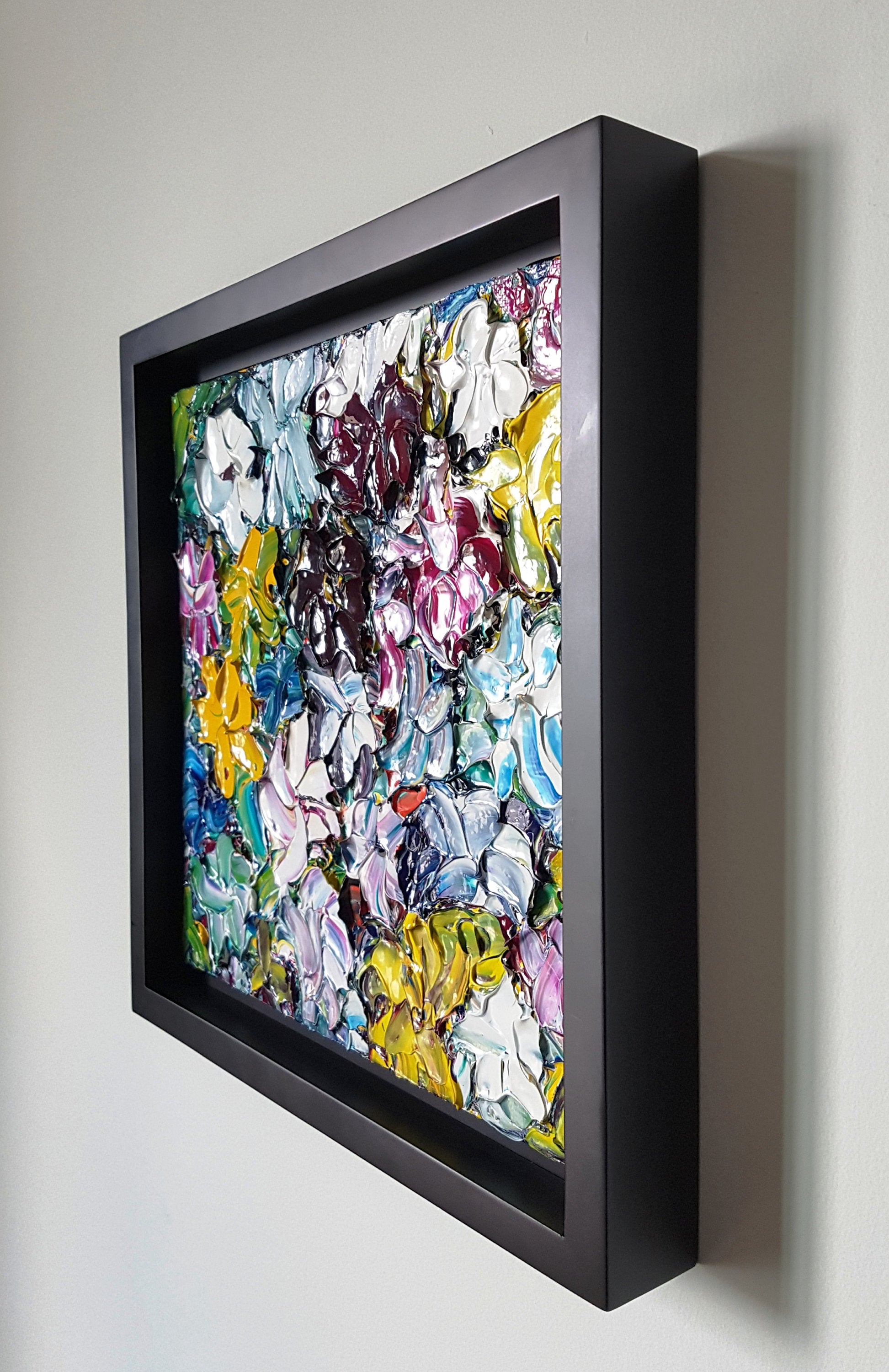Wildflowers Abstract Acrylic painting