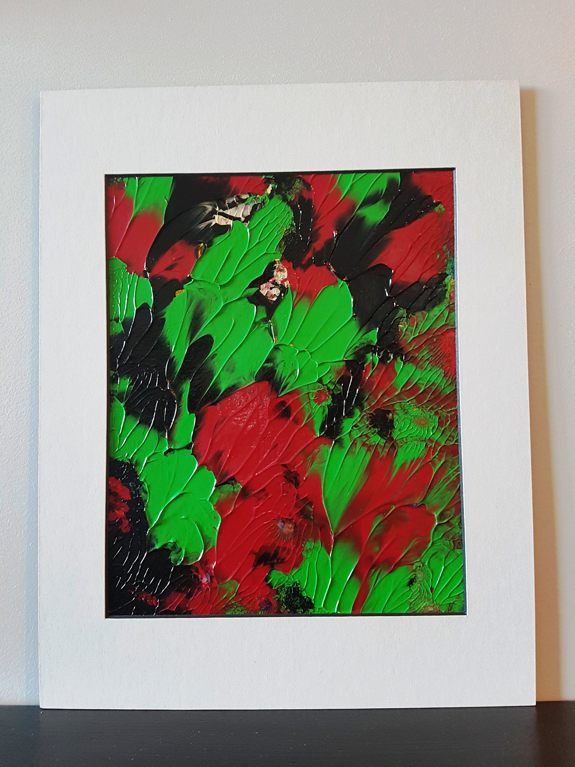 Green Garden Acrylic Abstract Original Painting