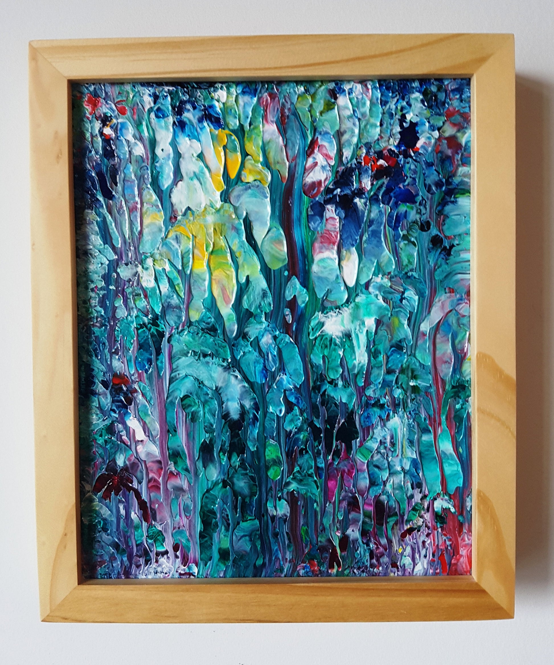 Magic Forest Abstract Acrylic Painting