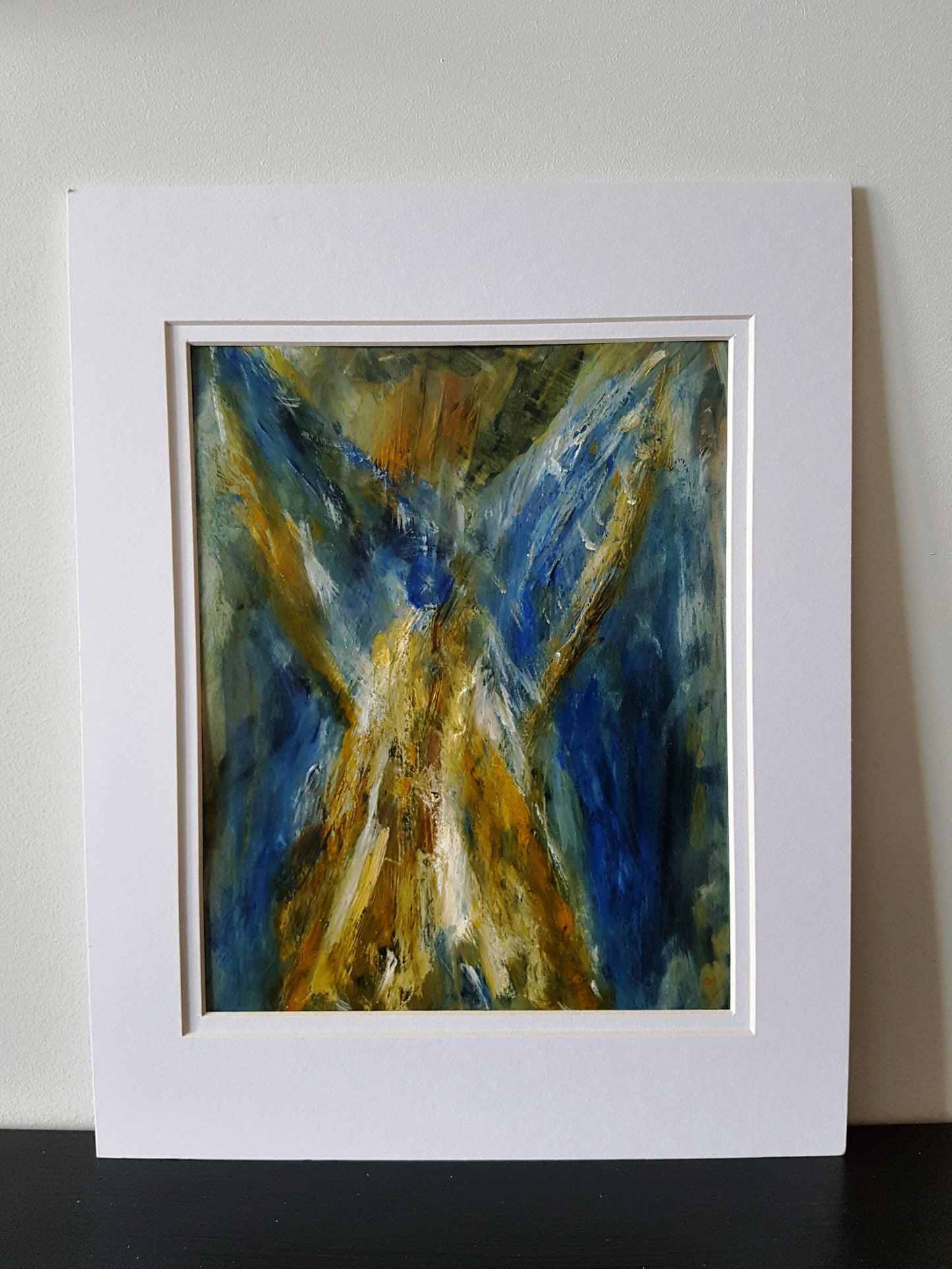 Archangel Ariel Abstract Watercolor Painting