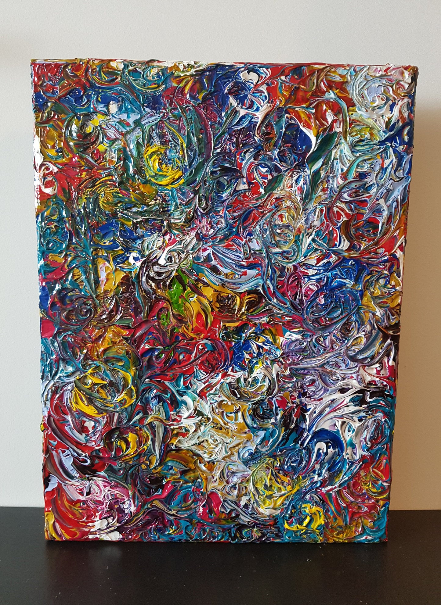 Abstract Swirls Acrylic Canvas