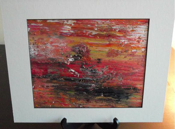 WILD WEST Acrylic Original Abstract Painting.
