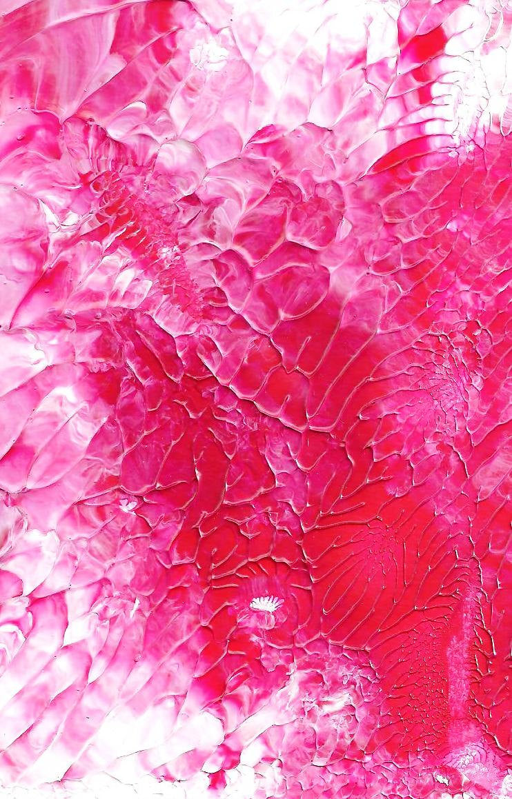 Pink Rose is an original abstract acrylic painting by Ryan O&#39;Neill.