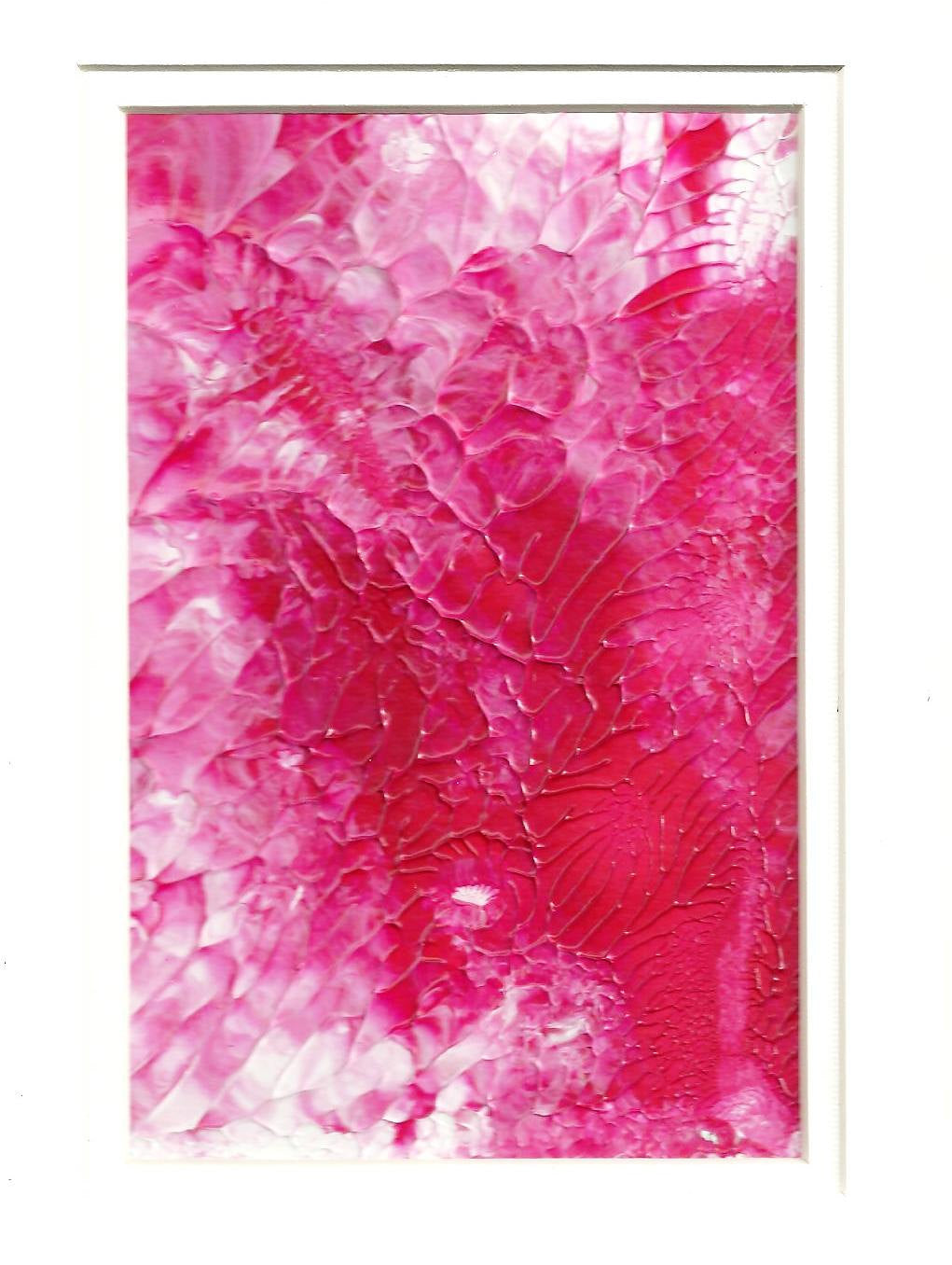 Pink Rose is an original abstract acrylic painting by Ryan O&#39;Neill.