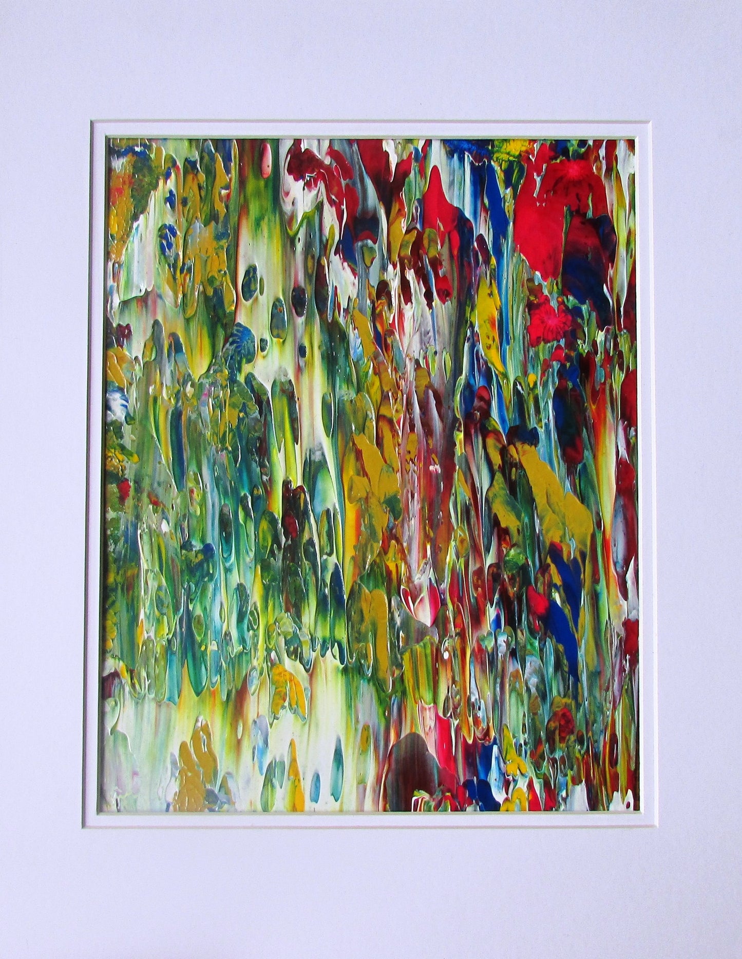 Rain through the Forest Abstract Original Painting
