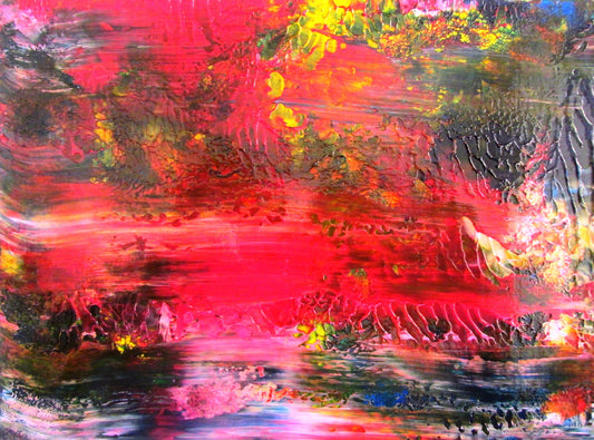 Serenity View Original Abstract Acrylic Painting by Ryan O'Neill